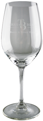 Logo White Wine Glass