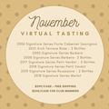 Virtual Tasting Collection | November CLUB